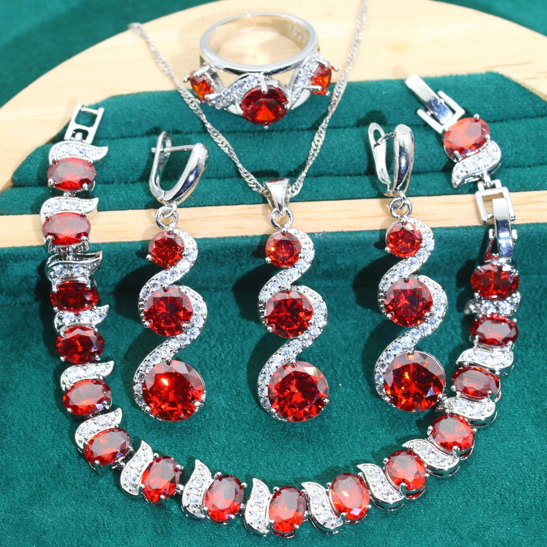 Luxury Zircon Jewelry Gift Set