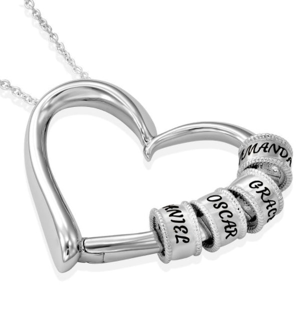 Custom Heart Name Necklace