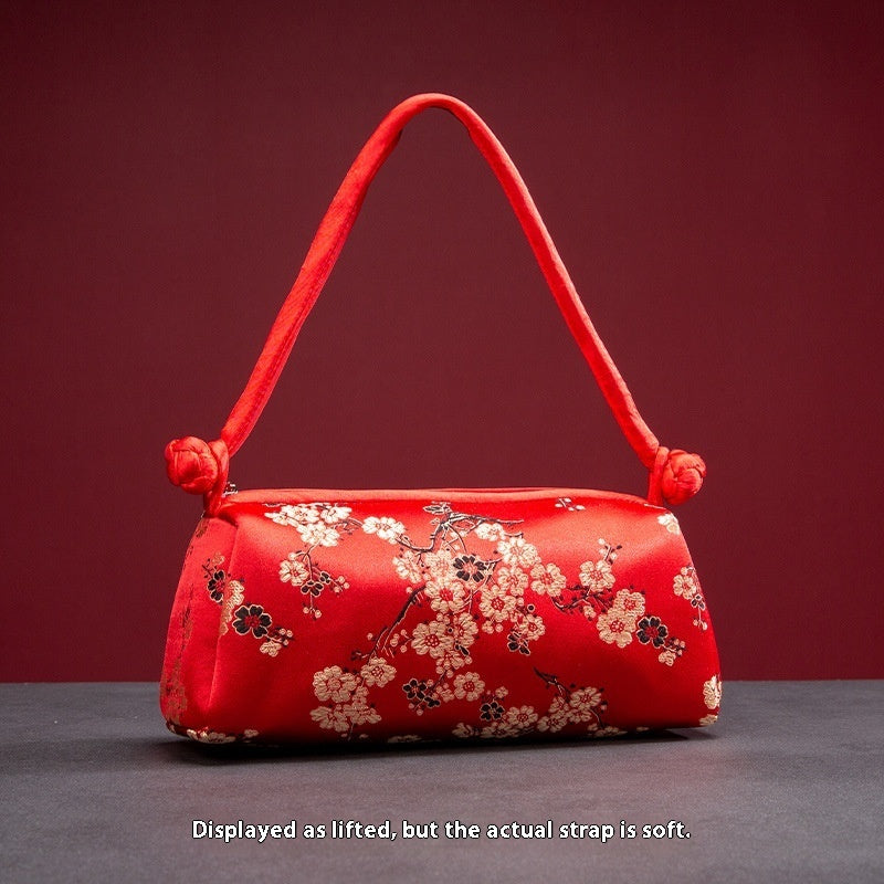 Vintage Silk Embroidery Ladies Hand Bag