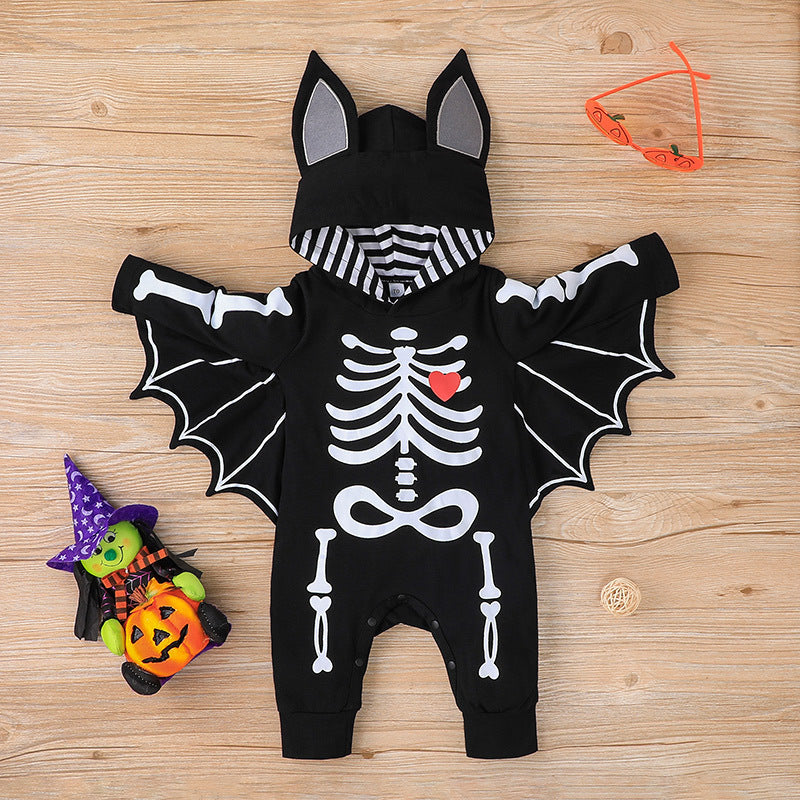 Halloween Bat One-Piece Baby Romper