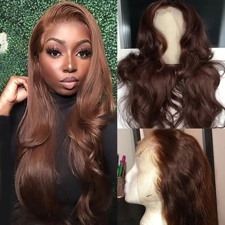 Natural Brown Curly Wig