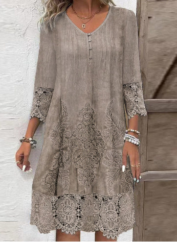 Floral Lace Summer Dress