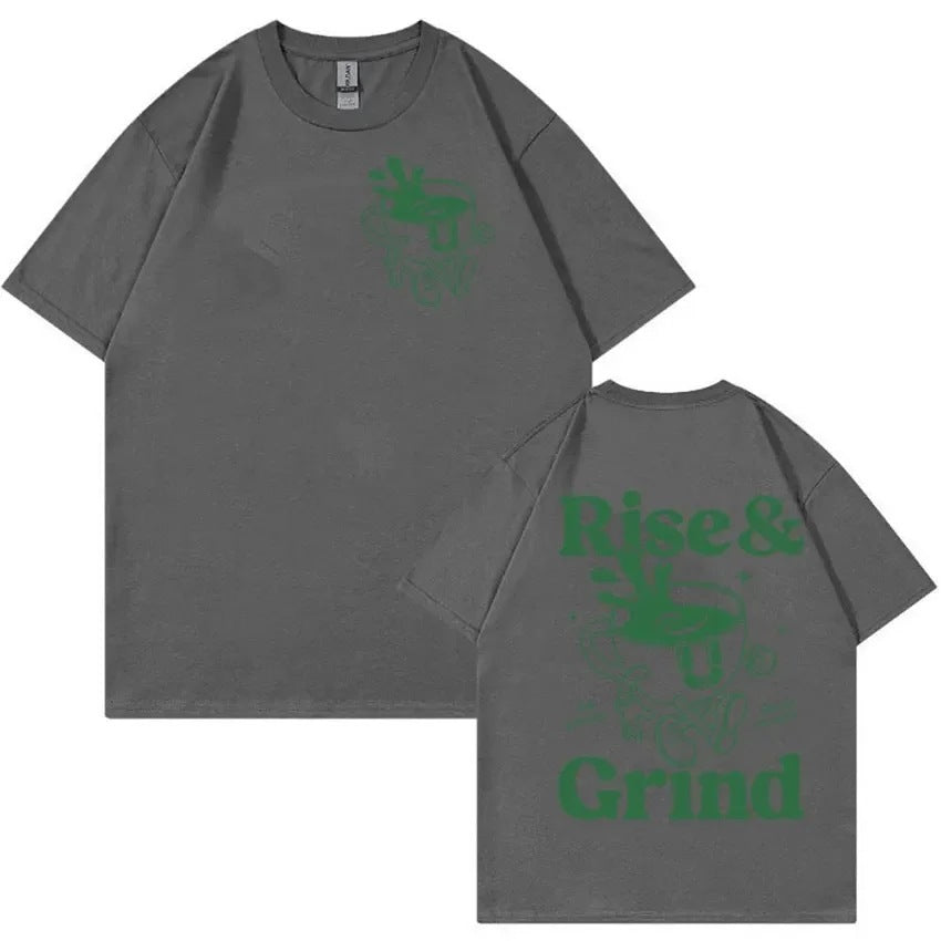 Rise & Grind Coffee T-Shirt