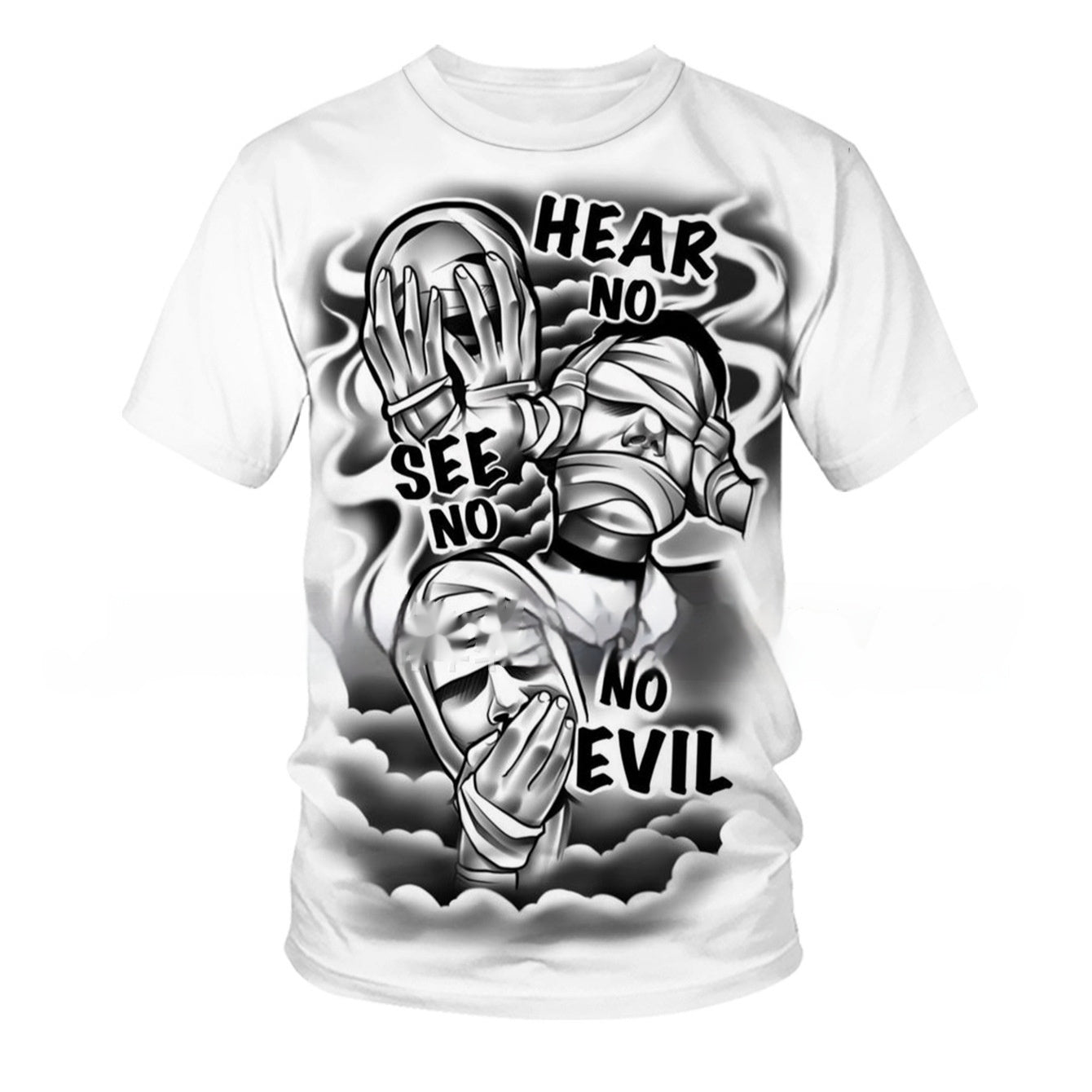 3D Super Plus Size Men's Short Sleeve T-shirt