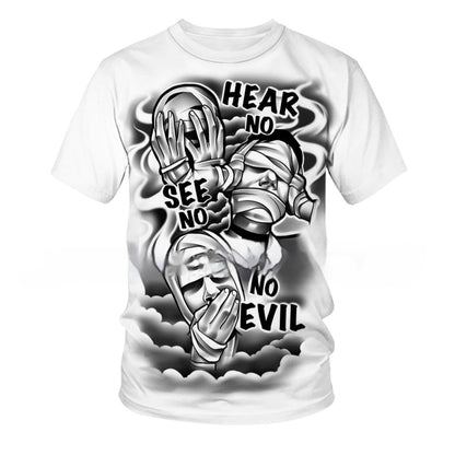 3D Super Plus Size Men's Short Sleeve T-shirt