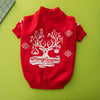 Christmas Tree Elk Dog Sweater stylish festive outfit for puppies