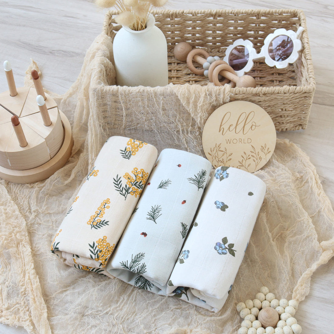 6-Layer Cotton Baby Bib Towel