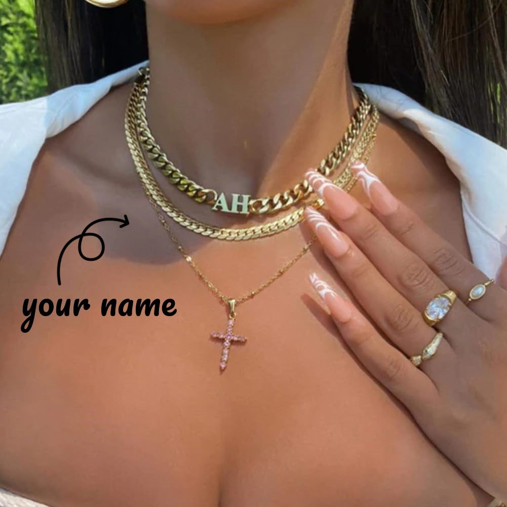 Engraved Name Cuban Chain