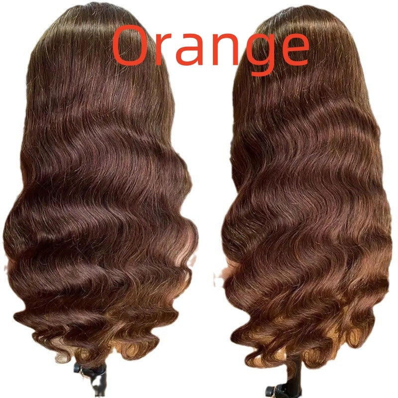 Natural Brown Curly Wig