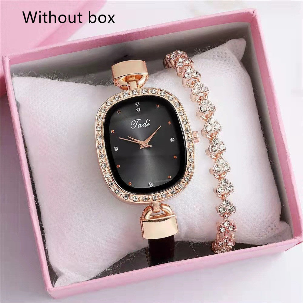 Diamond Rhinestone Watch Set