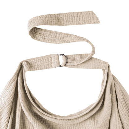 Muslin Nursing Cover For Baby Breastfeeding, Breathable Cotton Breastfeeding Cover With Rigid Hoop For Mother Nursing Apron, Multi-use Carseat Canopy