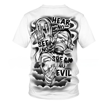 3D Super Plus Size Men's Short Sleeve T-shirt