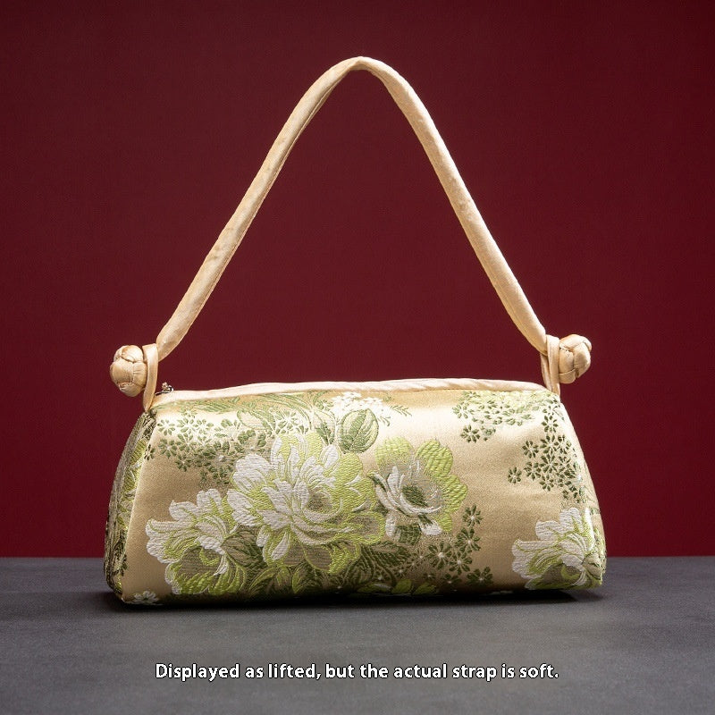 Vintage Silk Embroidery Ladies Hand Bag