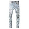 Trendy Retro Dyed Jeans Men