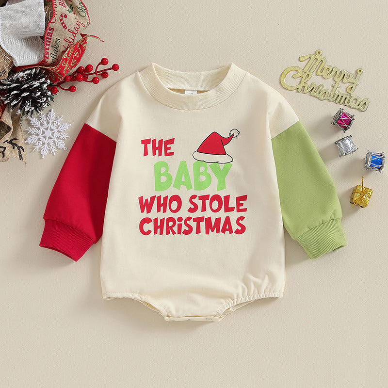 Cute Holiday Crawling Suit