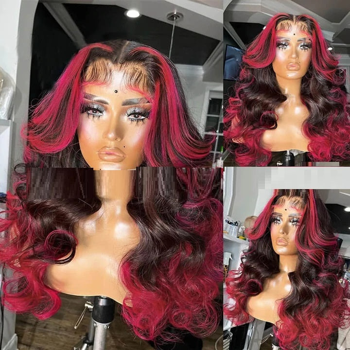 Color Blend Human Hair Wig