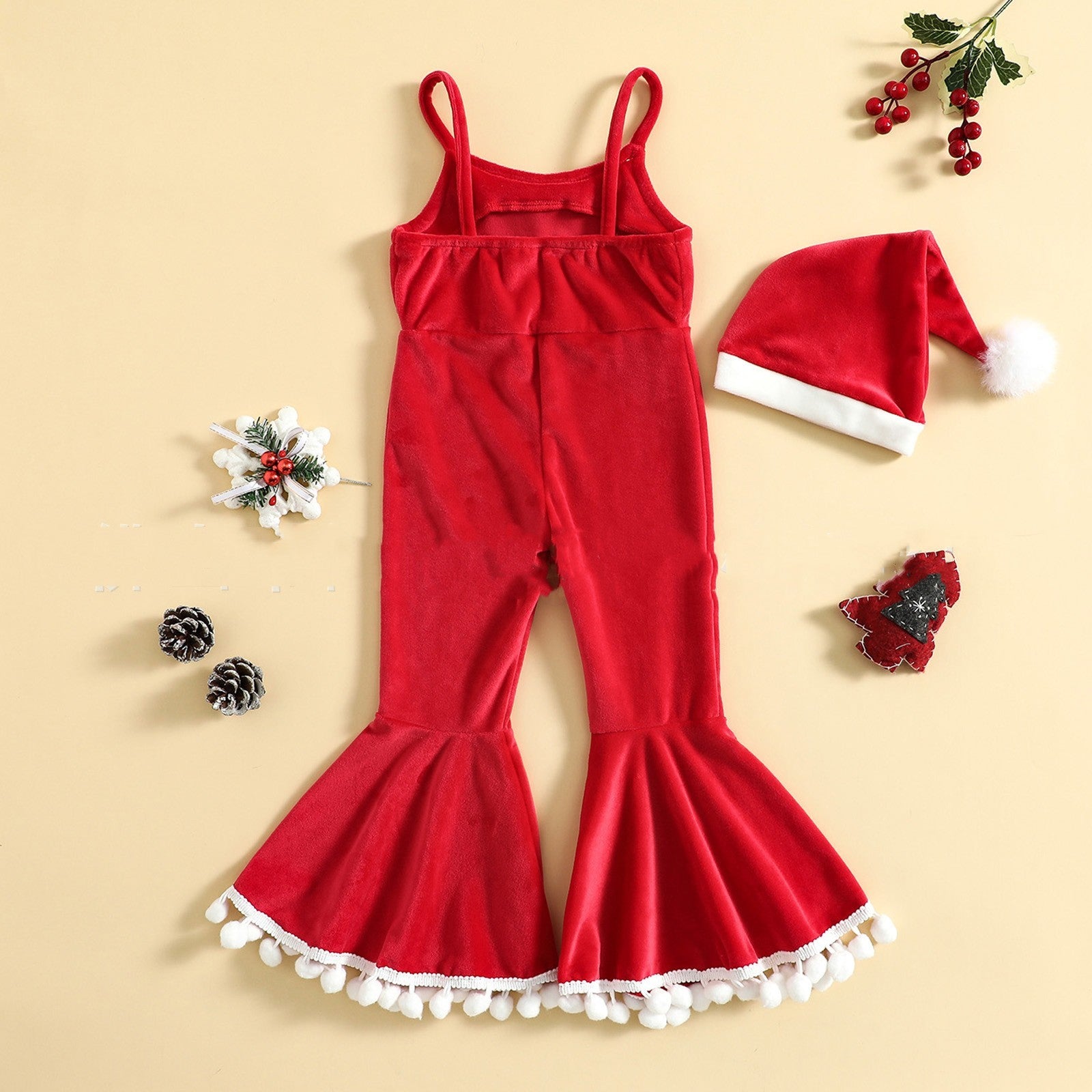 Christmas Baby Girl Outfit Set