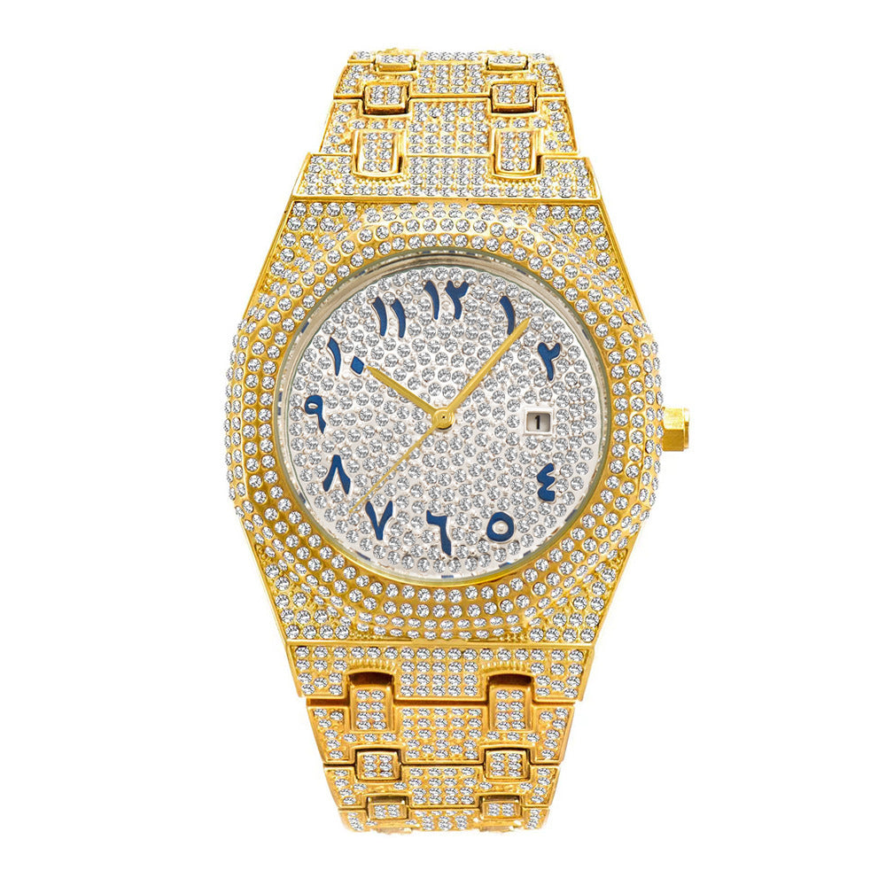 Full Diamond Quartz Watch