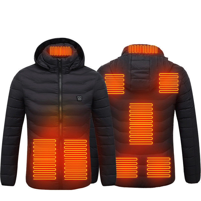 USB Heated Winter Jacket Men
