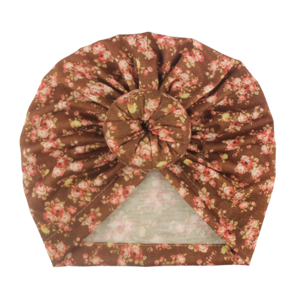 Children's Bun Hat Newborn Print