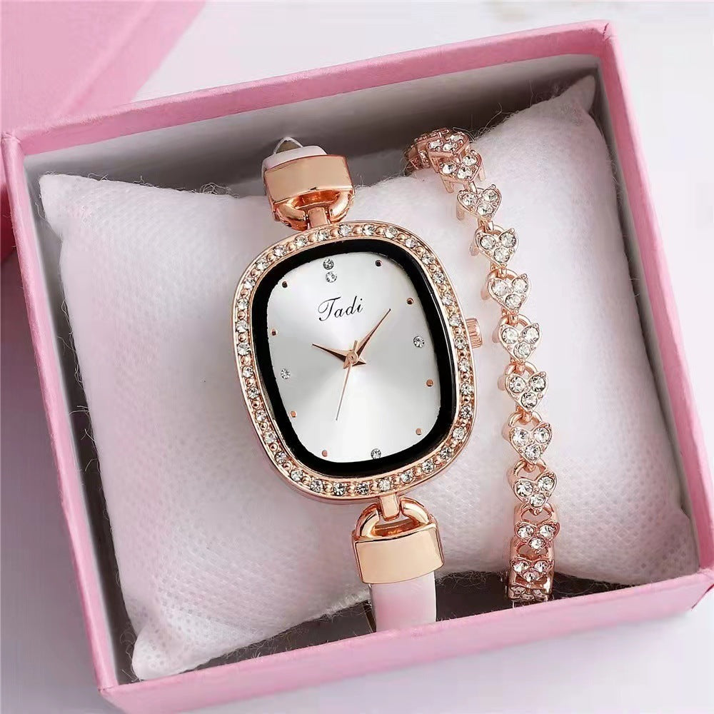 Diamond Rhinestone Watch Set