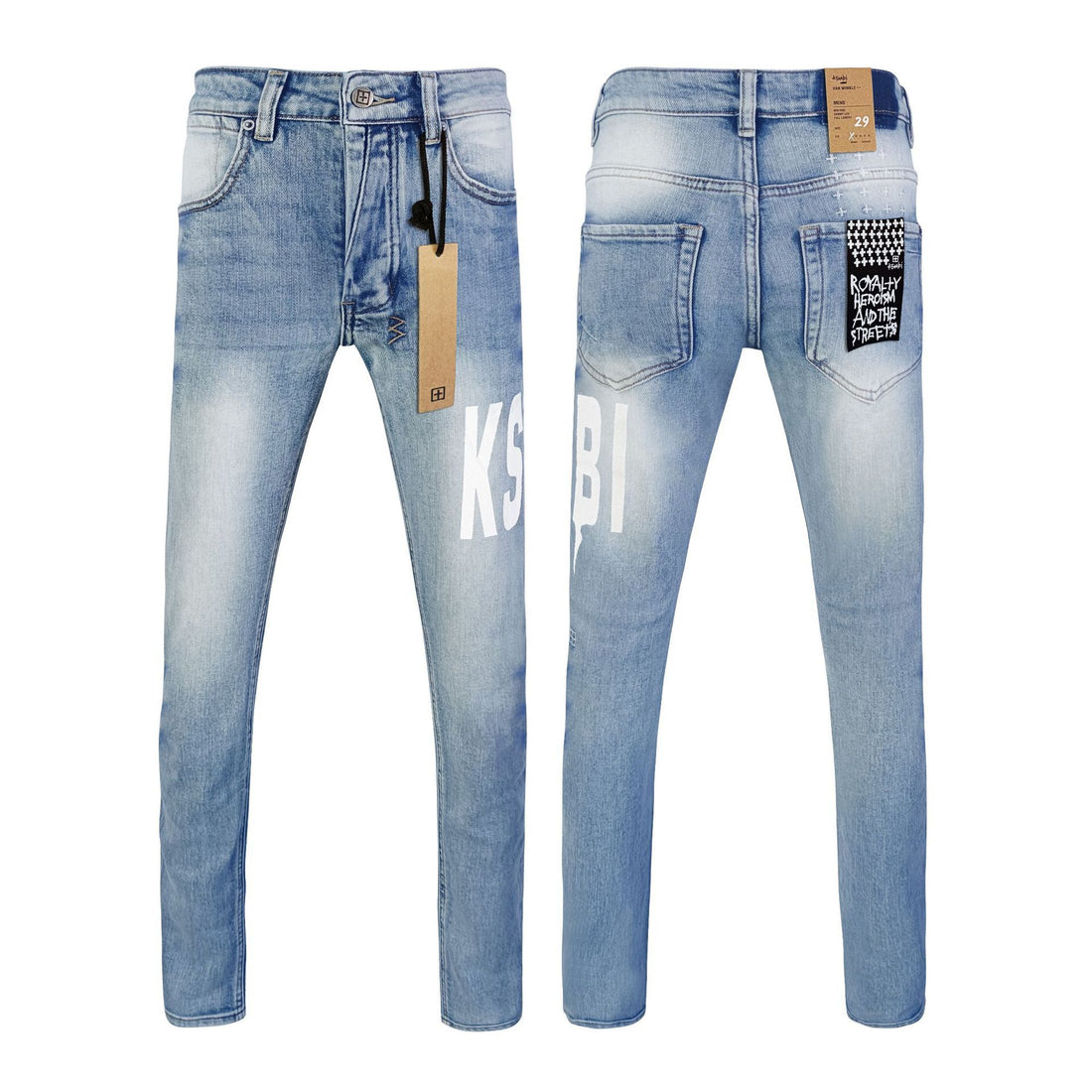 Straight Ripped Stretch Casual Jeans