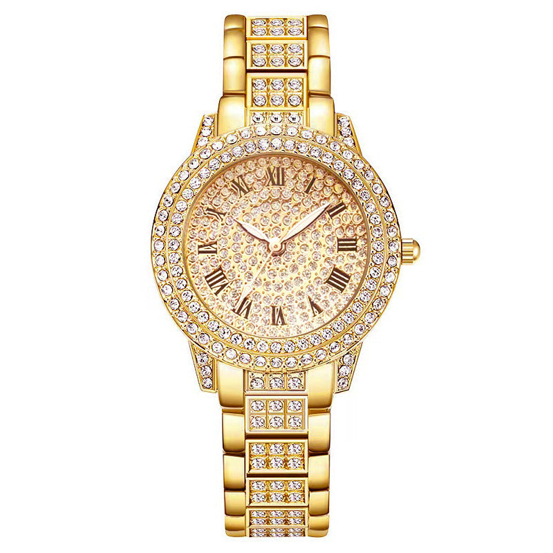Luxury Diamond Watch 5-Piece Set