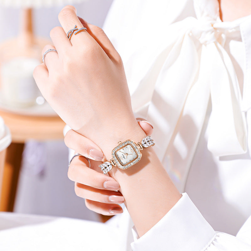 Sparkling Diamond Quartz Watch
