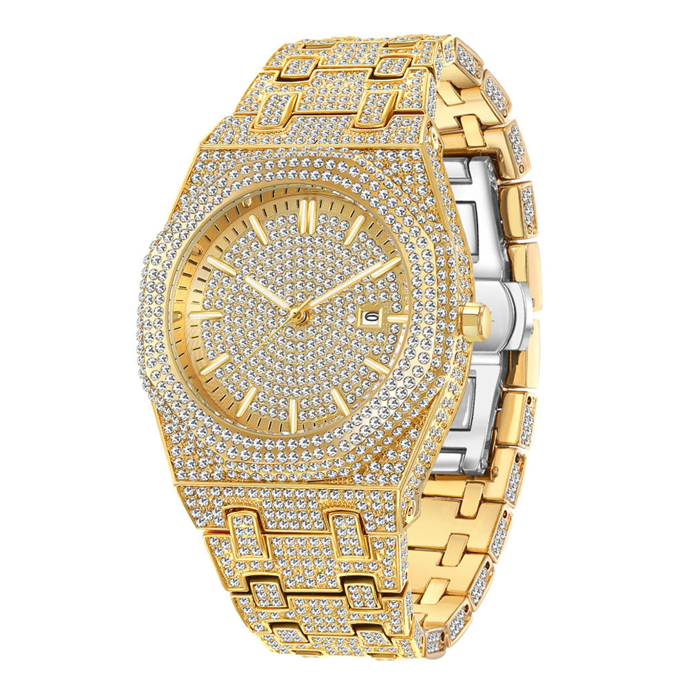 Full Diamond Quartz Watch