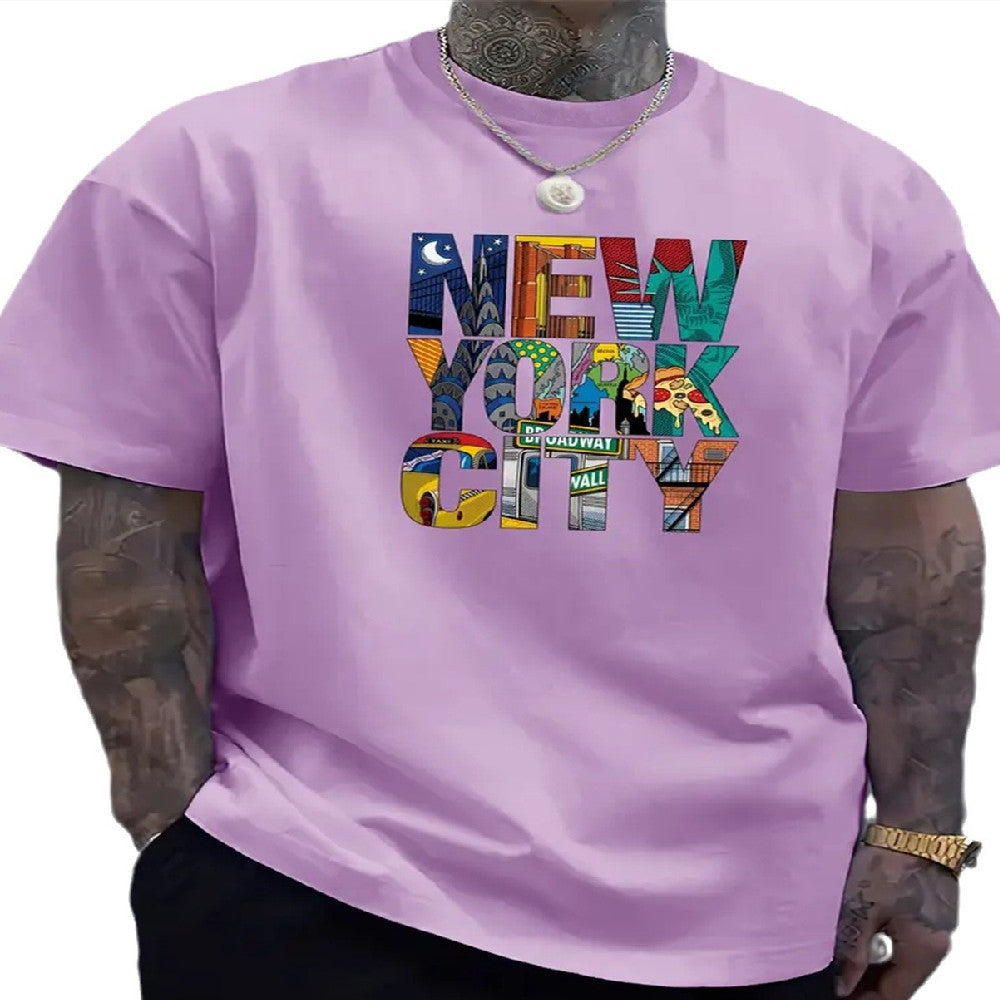 Unisex Letter Print T-Shirt