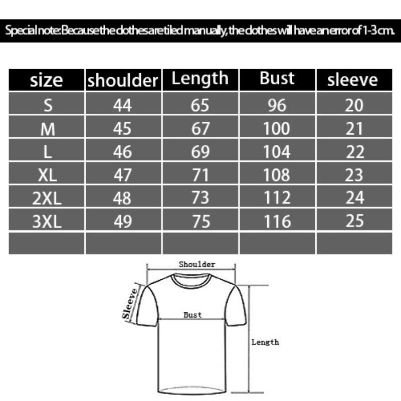 Men’s 3D Print Casual T-Shirt