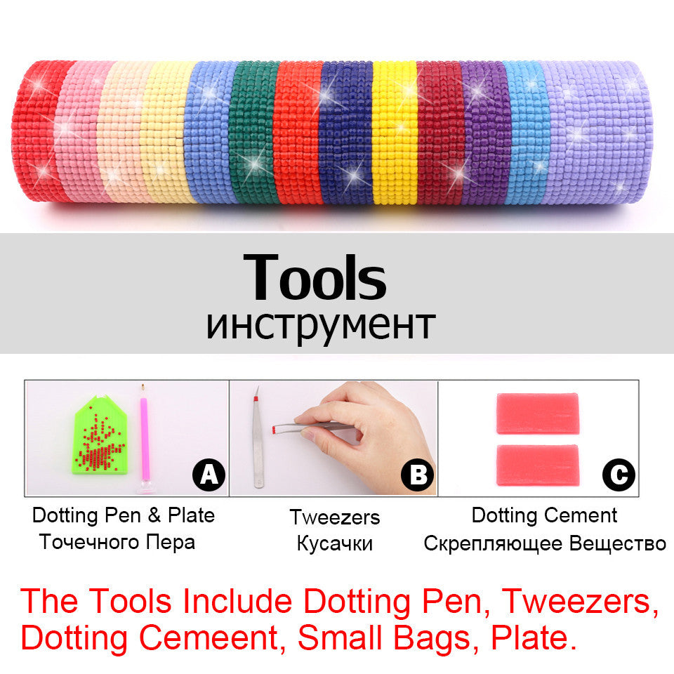 Packaging 5D Diamond Painting Xmas Pets packaged ready for gifting