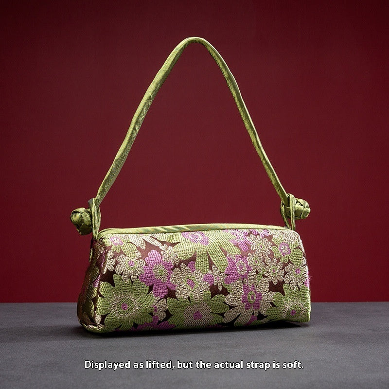 Vintage Silk Embroidery Ladies Hand Bag