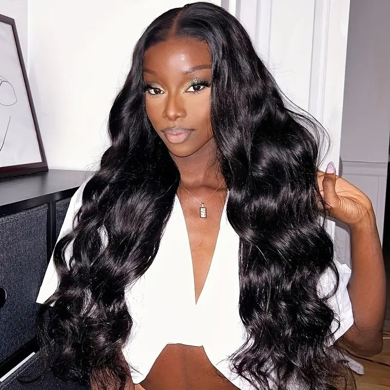 Natural Off White Curly Wig