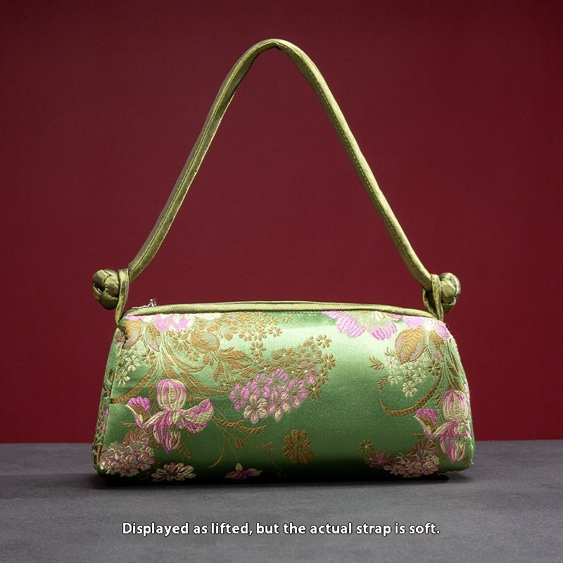 Vintage Silk Embroidery Ladies Hand Bag