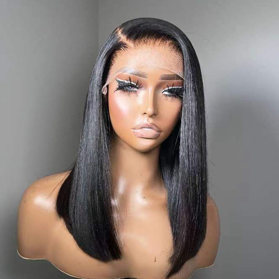 Human Hair Bob Wig 200%