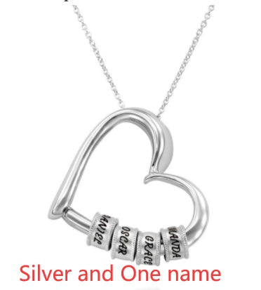 Custom Heart Name Necklace