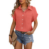 Loose Fit Short Sleeve Top