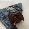 Heart Shape Bag Strap Design Bat Wings One Shoulder Crossbody Bag