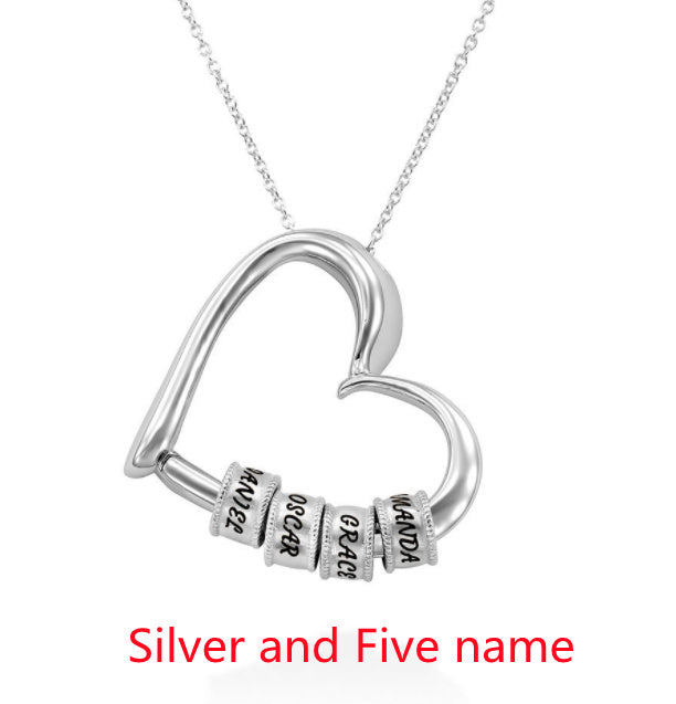 Custom Heart Name Necklace