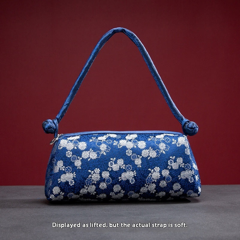 Vintage Silk Embroidery Ladies Hand Bag