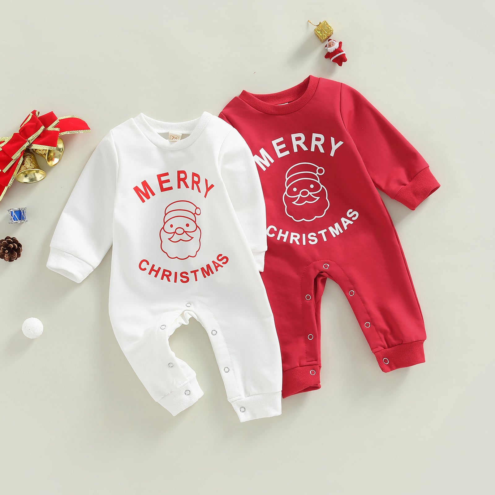 Fluffy Christmas Baby Outfit