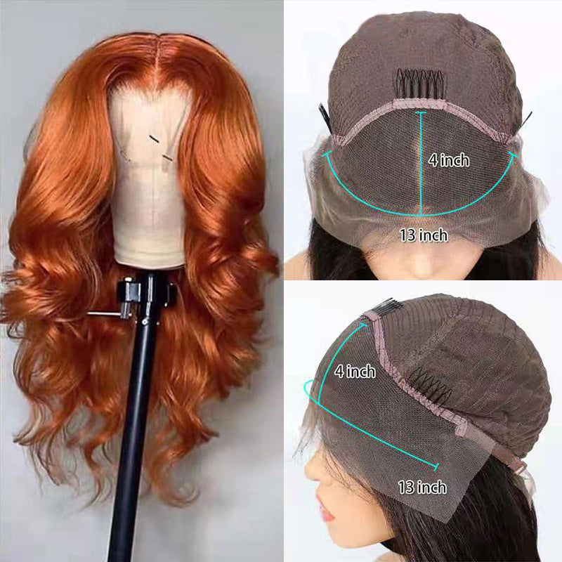 Soft Smooth WavyOrange Wig