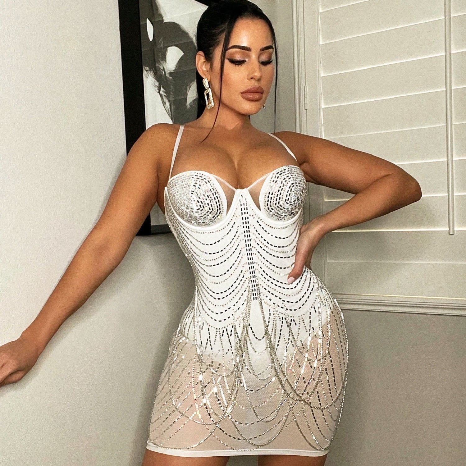 Fashion Tassel Mini Dress