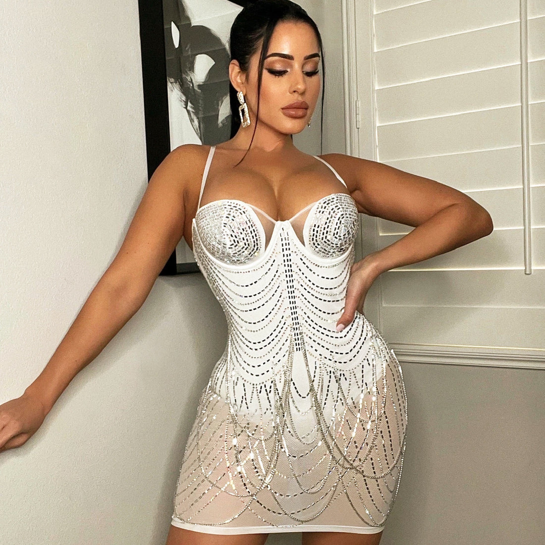 Fashion Tassel Mini Dress