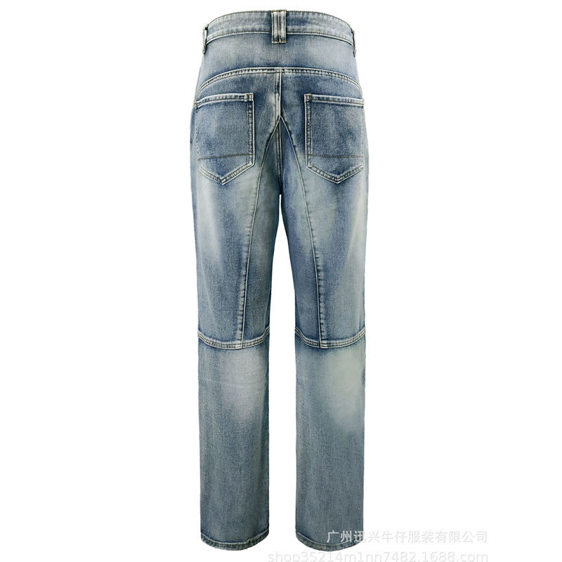 All-Season Biker Denim Men