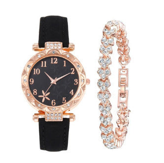 Trendy Fashion Quartz Watch Set